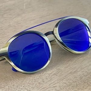 Etnia Barcelona Africa 06 Horn Blue Sunglasses